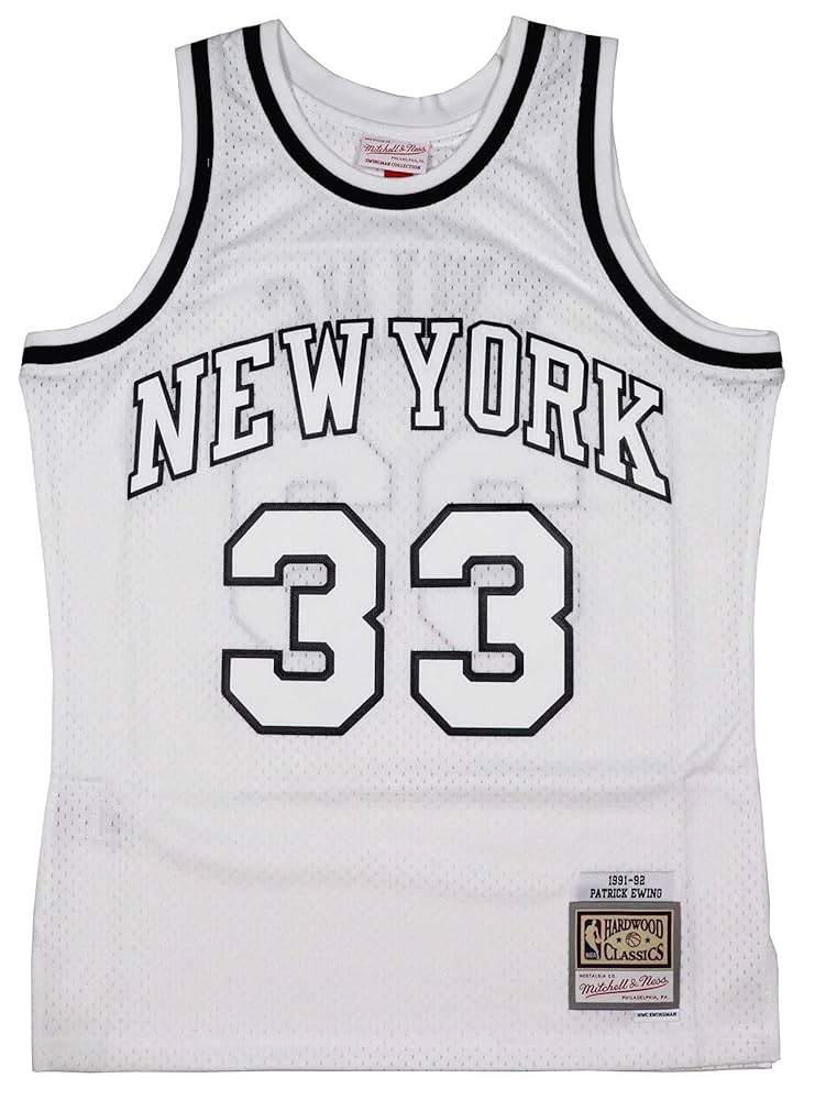 Mitchell & Ness Patrick Ewing #33 New York Knicks NBA White